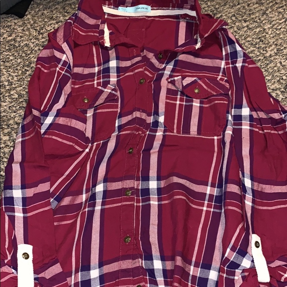 Maurice’s plaid button down